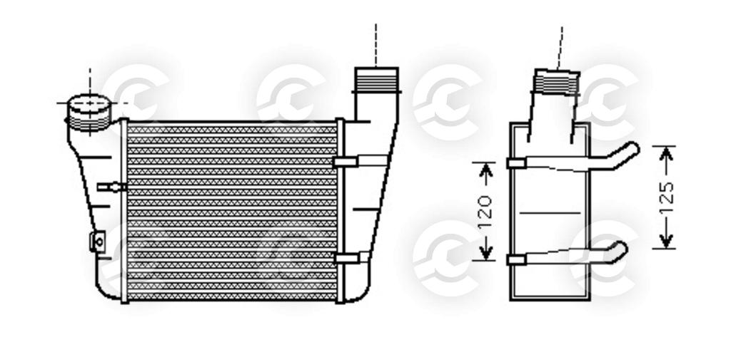 INTERCOOLER per AUDI