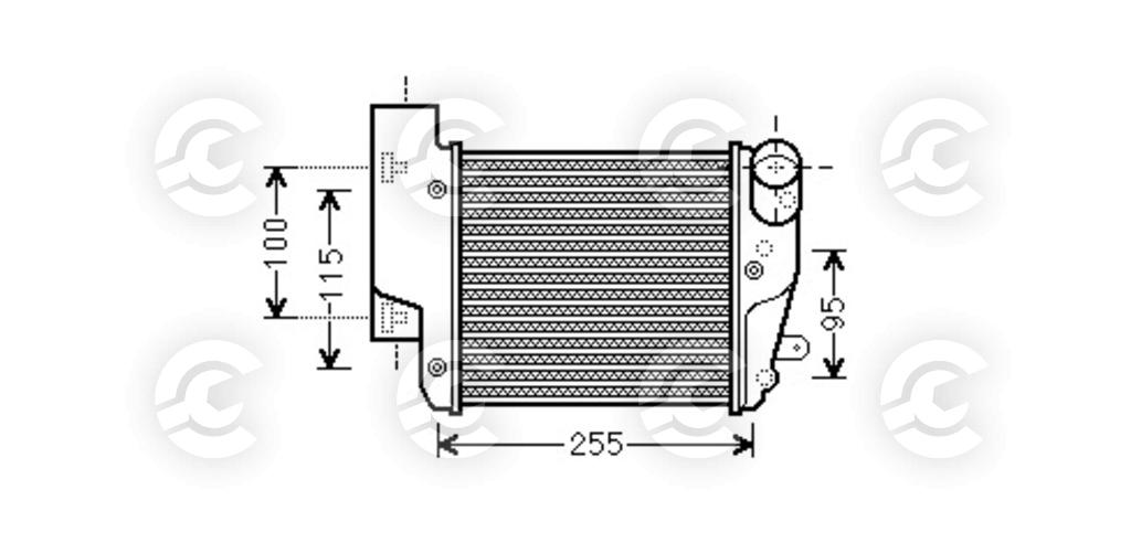 INTERCOOLER per AUDI A6 C6, A6 C6 Avant e A6 Allroad C6