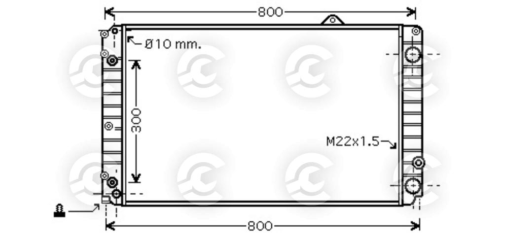 RADIATORE per AUDI A8 D2