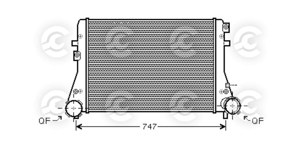 INTERCOOLER per VOLKSWAGEN, AUDI, SEAT e SKODA