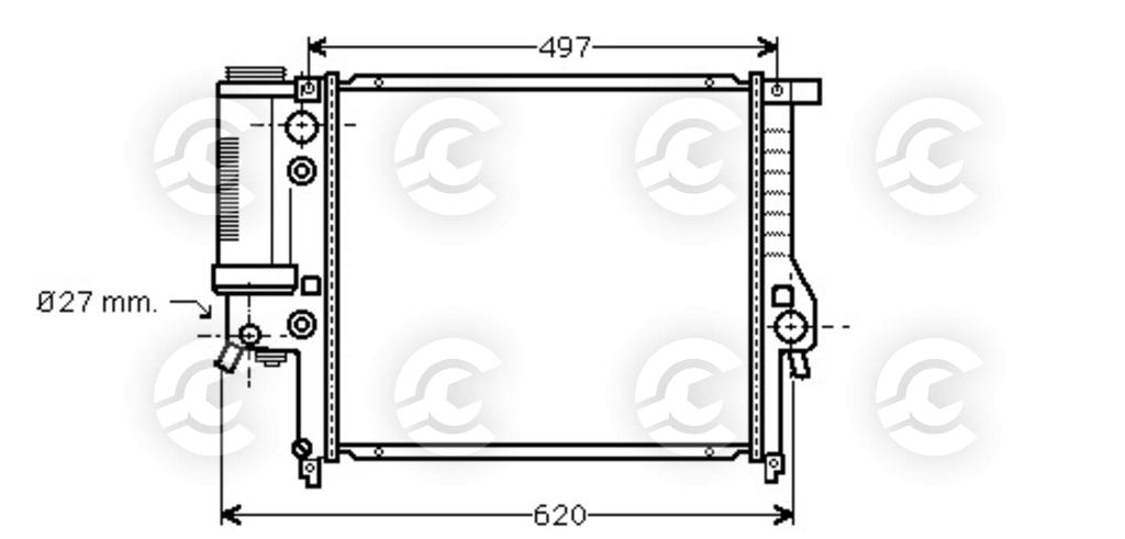 RADIATORE per BMW