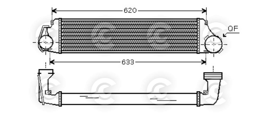 INTERCOOLER per BMW 3, 3 Compact e 3 Touring