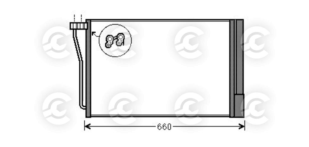 CONDENSATORE per BMW