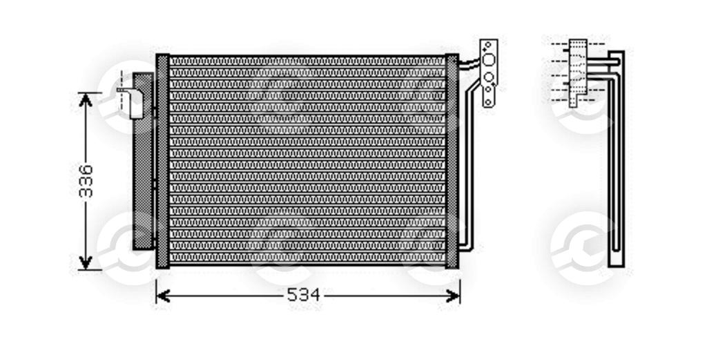 CONDENSATORE per BMW X5