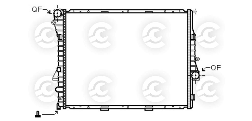RADIATORE per BMW X5