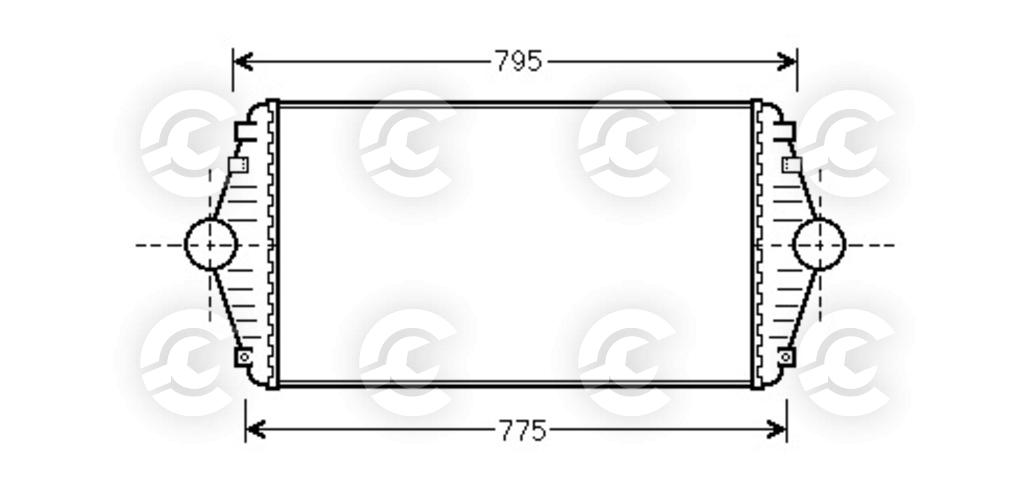 INTERCOOLER per FIAT, LANCIA ZETA, PEUGEOT e CITROËN