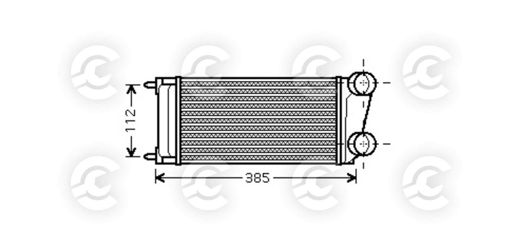 INTERCOOLER per PEUGEOT 307, 307 SW e 307 Break e CITROËN