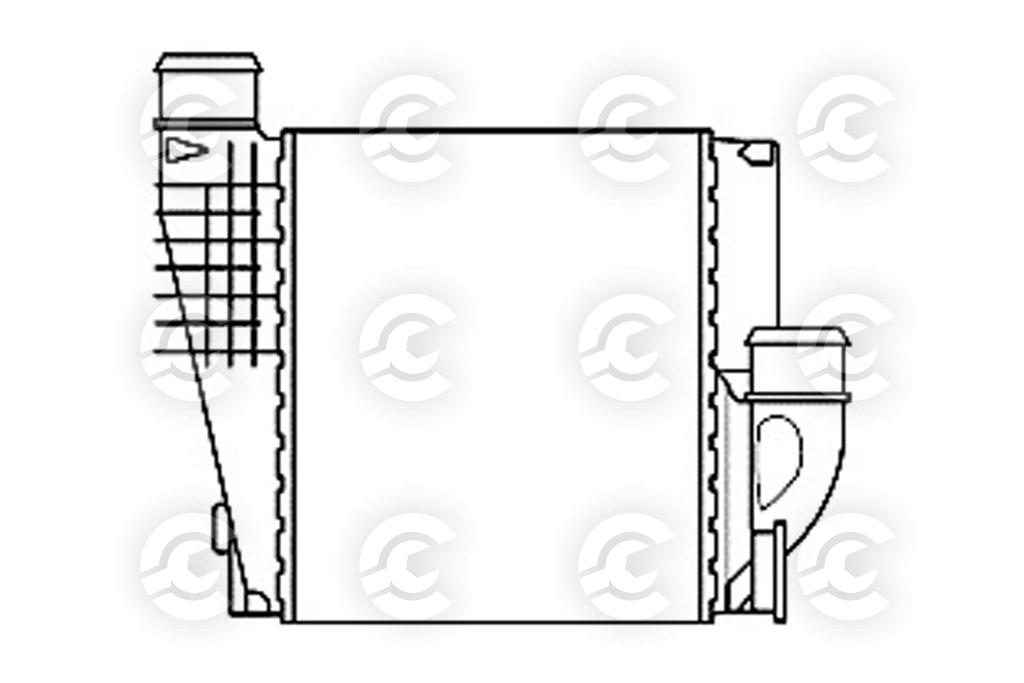 INTERCOOLER per CITROËN, DS DS 7 Crossback, OPEL, PEUGEOT, VAUXHALL GRANDLAND X / GRANDLAND