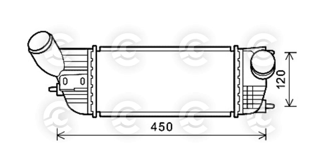 INTERCOOLER per CITROËN C5 III e C5 III Break e PEUGEOT