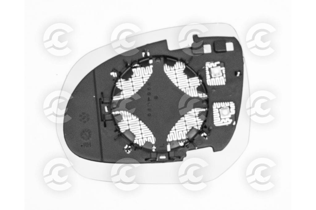 PIASTRA SPECCHIO DESTRA per CITROËN C3 PICASSO