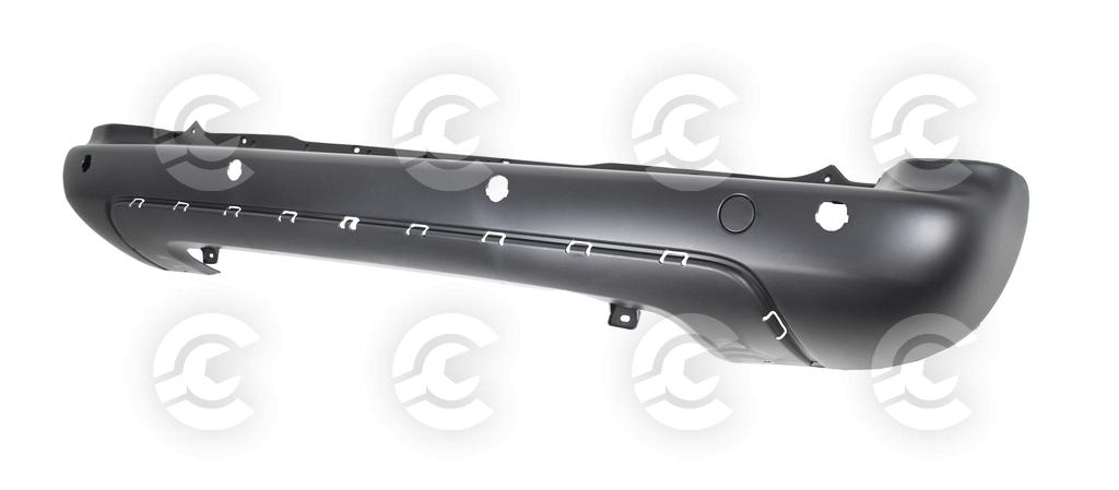 PARAURTI POSTERIORE NERO/GOFFRATO per CITROËN BERLINGO / BERLINGO FIRST Cassone/Limousine spaziosa, BERLINGO MULTISPACE e BERLINGO Cassone/Limousine spaziosa