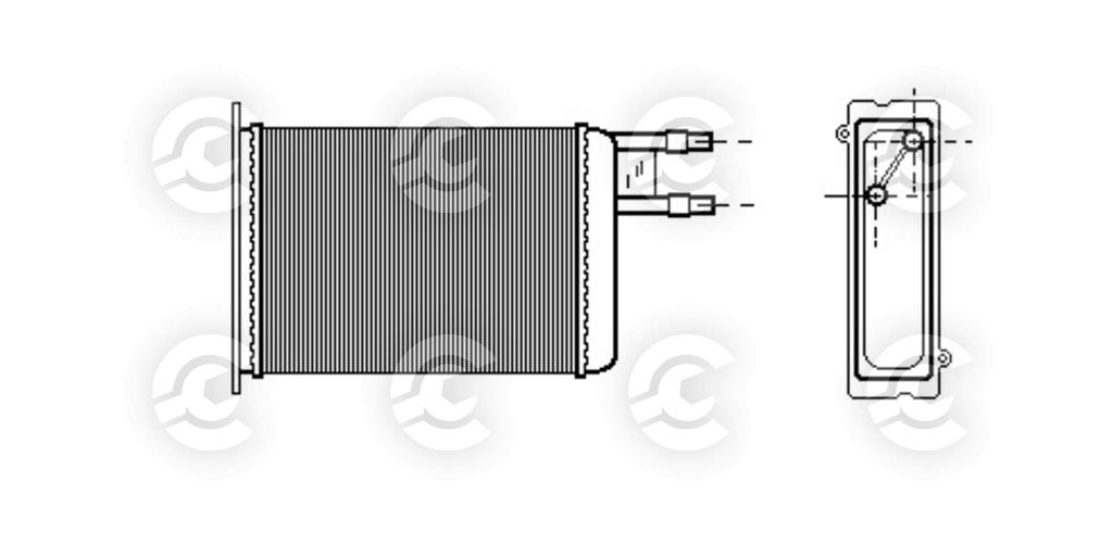 RISCALDATORE per FIAT DUCATO Autobus, DUCATO Furgonato e DUCATO Pianale piatto/Telaio, PEUGEOT BOXER Autobus, BOXER Furgonato e BOXER Pianale piatto/Telaio, CITROËN JUMPER I Autobus, JUMPER I Furgonato e JUMPER I Pianale piatto/Telaio