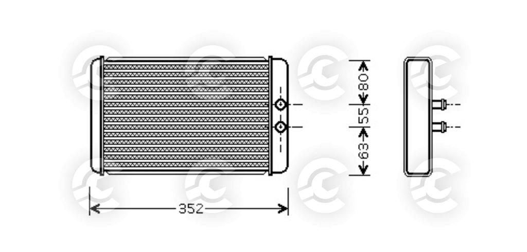 RISCALDATORE per FIAT DUCATO Autobus, DUCATO Furgonato e DUCATO Pianale piatto/Telaio, PEUGEOT e CITROËN