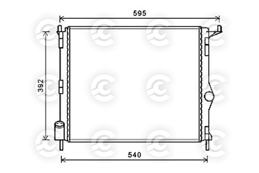 RADIATORE per DACIA