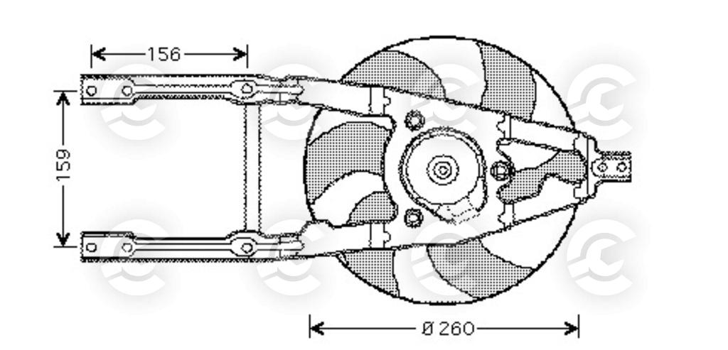 VENTOLA per FIAT SEICENTO / 600 e SEICENTO / 600 Furgone/hatchback