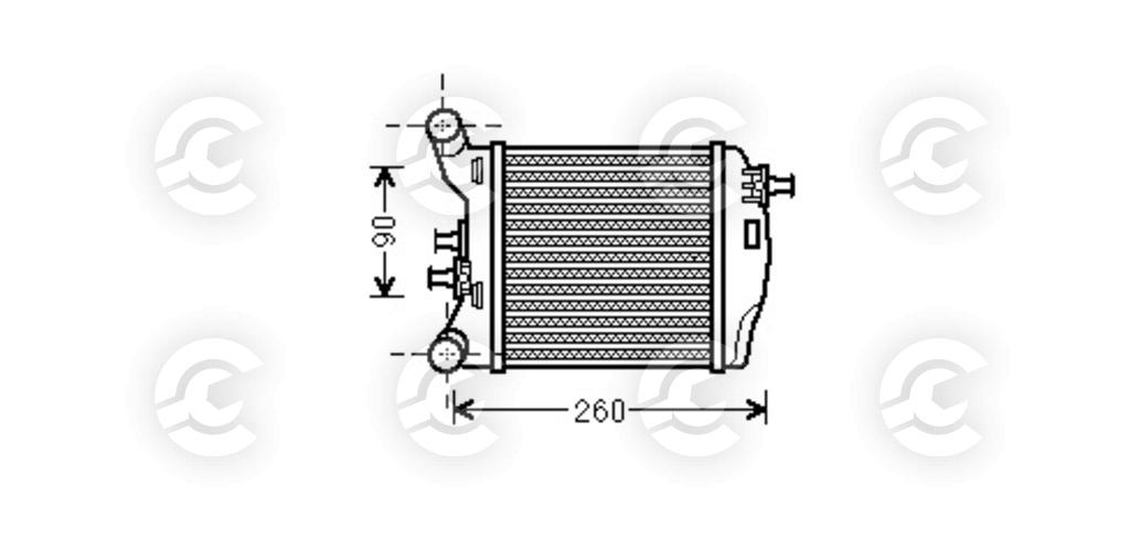 INTERCOOLER per ABARTH 500 / 595 / 695 e 500C / 595C / 695C