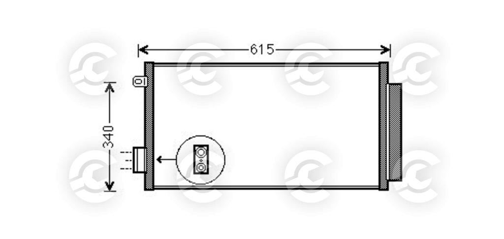 CONDENSATORE per FIAT