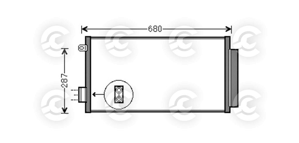 CONDENSATORE per FIAT
