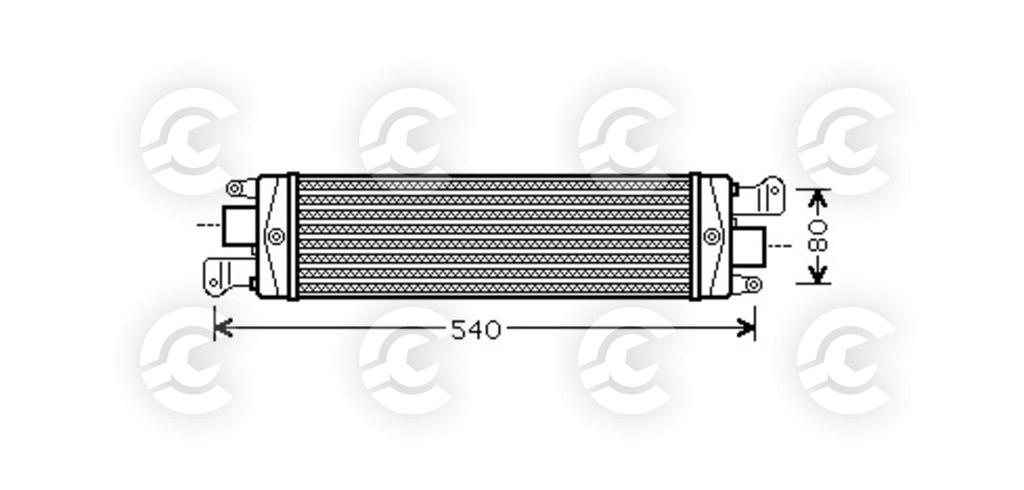 INTERCOOLER per FIAT STRADA Pick-up