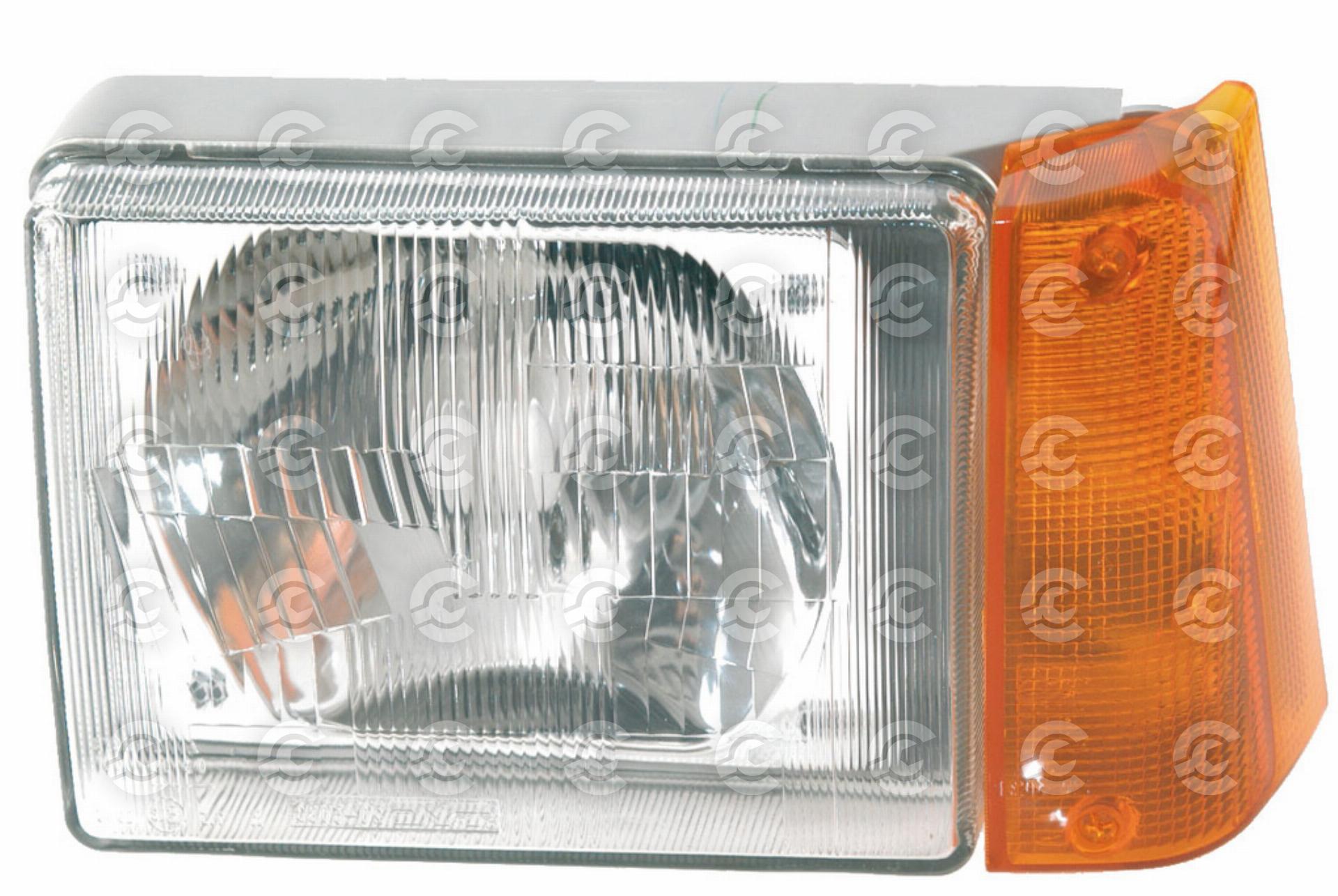 PROIETTORE ASIMMETRICO DESTRO H5 per FIAT PANDA e PANDA Furgone/hatchback