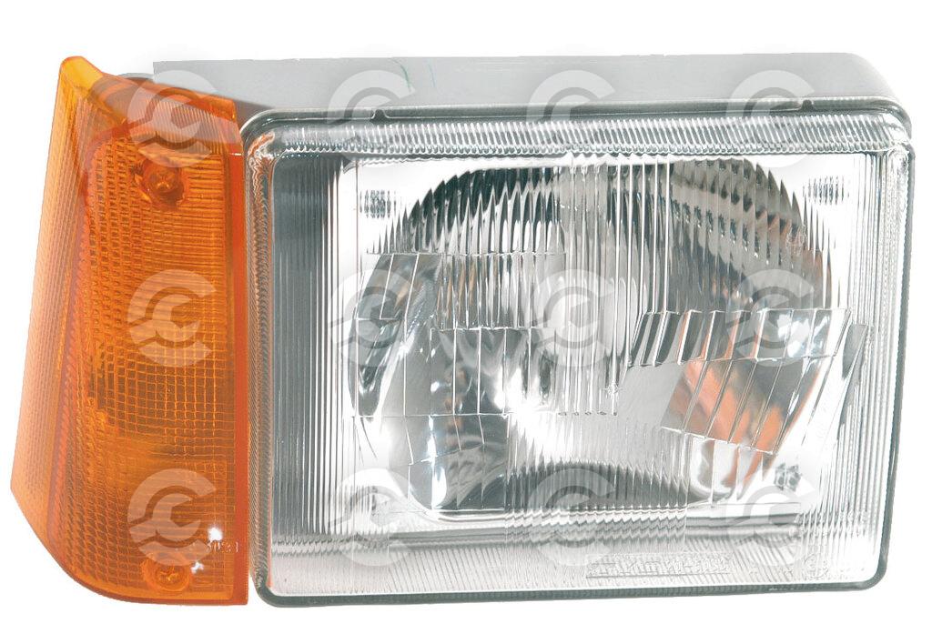 PROIETTORE ASIMMETRICO SINISTRO H5 per FIAT PANDA e PANDA Furgone/hatchback
