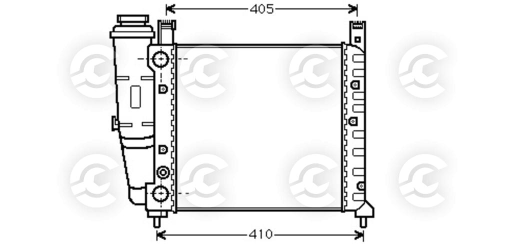 RADIATORE per FIAT UNO