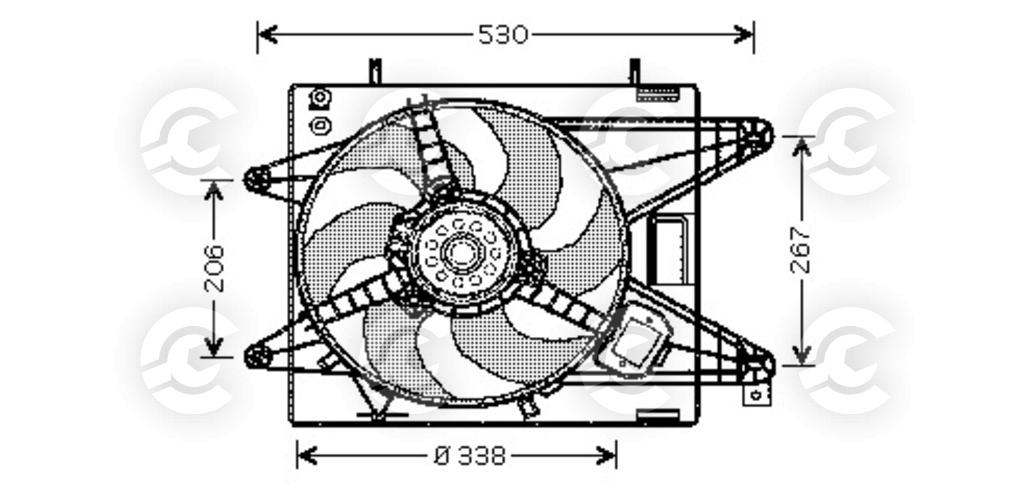 VENTOLA per FIAT