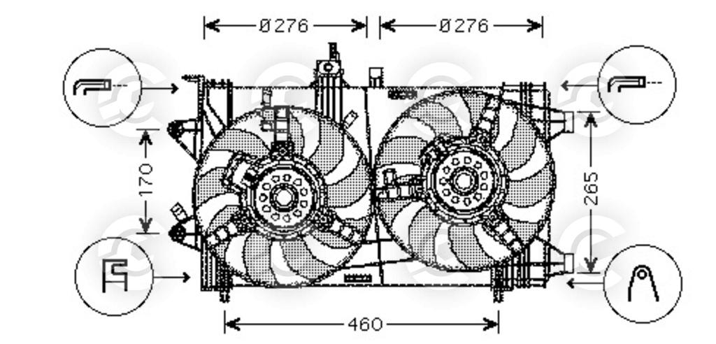 VENTOLA per FIAT PUNTO