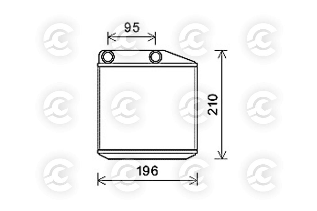 RISCALDATORE per FIAT, OPEL, ABARTH PUNTO, PUNTO EVO e GRANDE PUNTO, ALFA ROMEO MITO