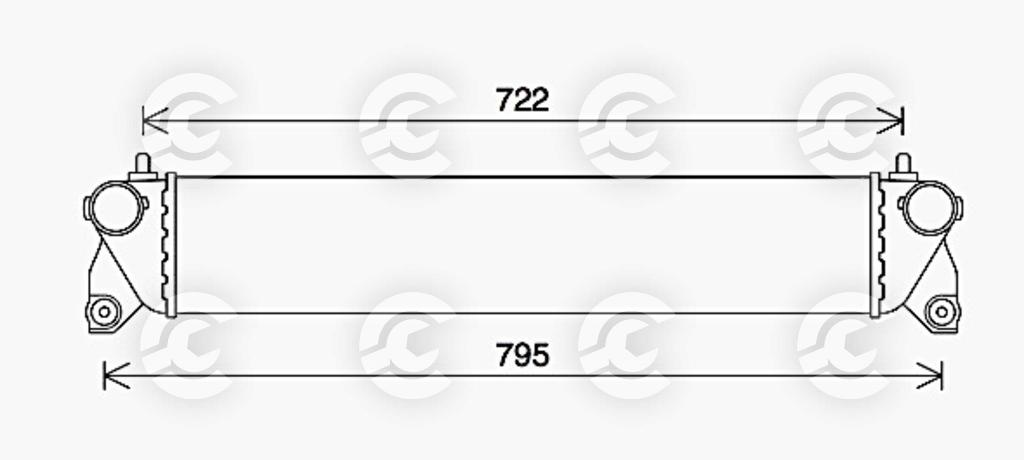 INTERCOOLER per FIAT SEDICI, SUZUKI SX4 / SX4 CLASSIC