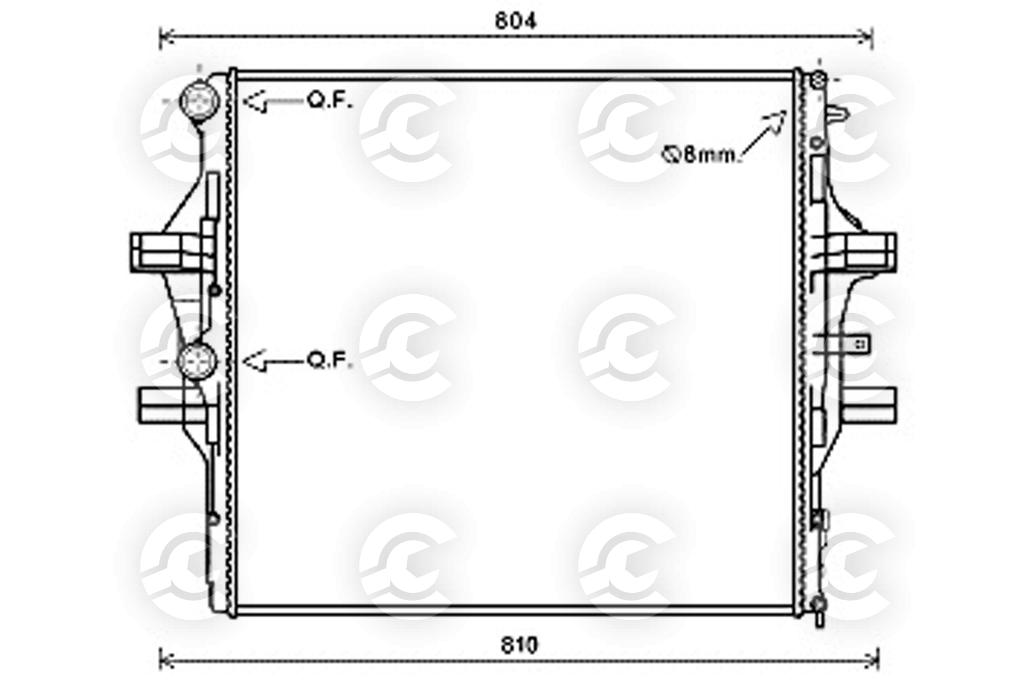 RADIATORE per IVECO