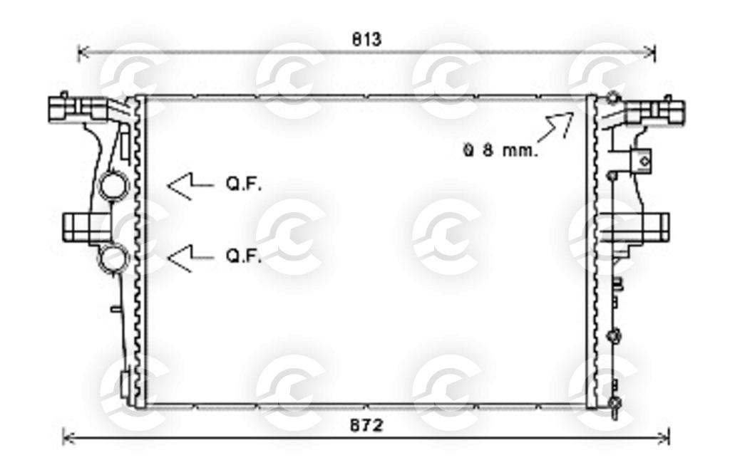 RADIATORE per IVECO