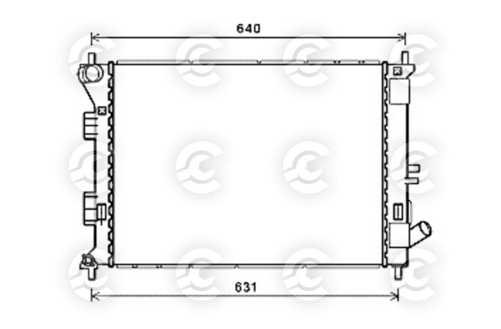 RADIATORE per KIA e HYUNDAI