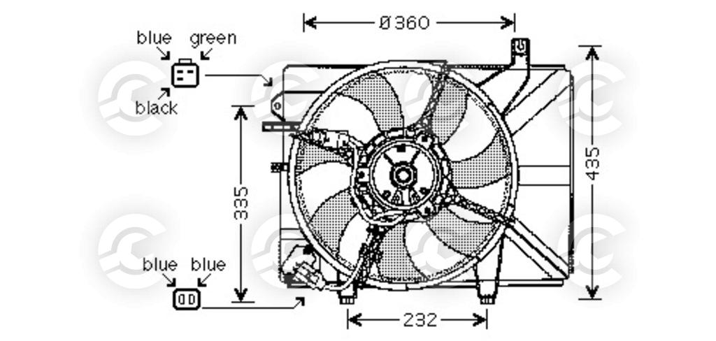 VENTOLA per HYUNDAI GETZ