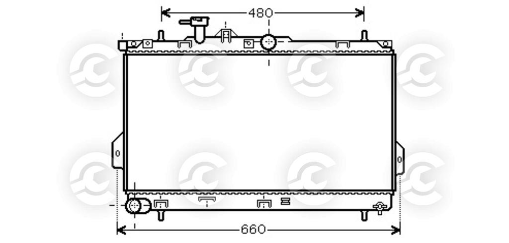 RADIATORE per HYUNDAI MATRIX
