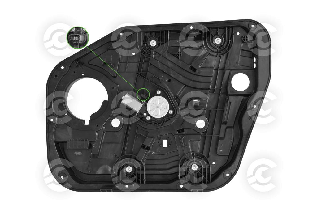 ALZACRISTALLO ANTERIORE DESTRO CON PANNELLO MOD. 5 PORTE
