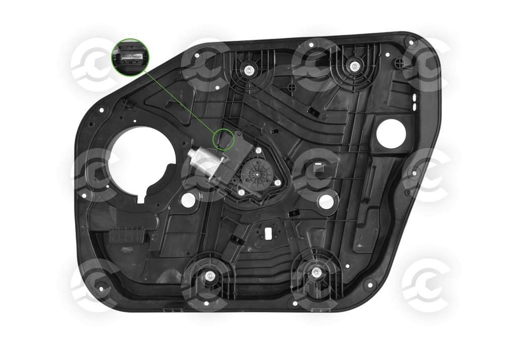 ALZACRISTALLO ANTERIORE DESTRO CON PANNELLO MOD. 5 PORTE-COMFORT