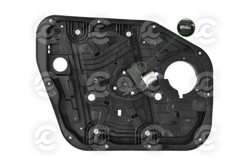 ALZACRISTALLO ANTERIORE SINISTRO CON PANNELLO MOD. 5 PORTE-COMFORT