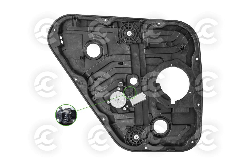 ALZACRISTALLO POSTERIORE SINISTRO CON PANNELLO MOD. 5 PORTE