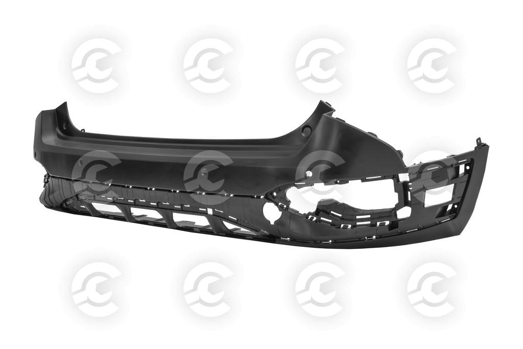 PARAURTI POSTERIORE-NERO-GOFFRATO-CON FORI PDC