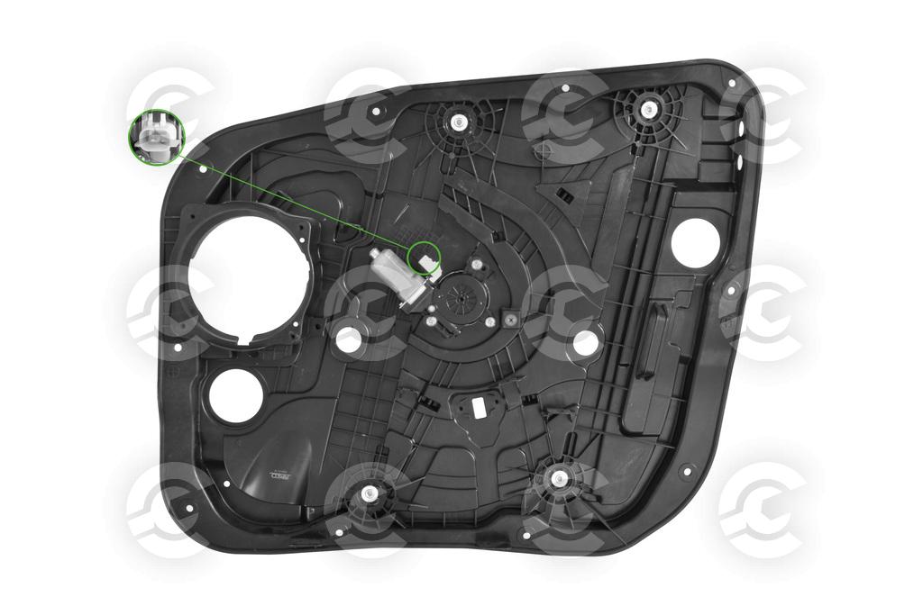 ALZACRISTALLO ANTERIORE DESTRO CON PANNELLO MOD. 5 PORTE