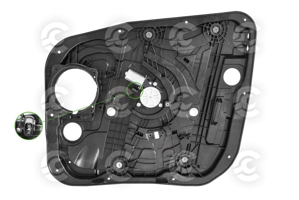 ALZACRISTALLO ANTERIORE DESTRO CON PANNELLO MOD. 5 PORTE