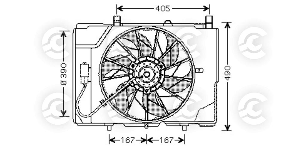 VENTOLA per MERCEDES-BENZ