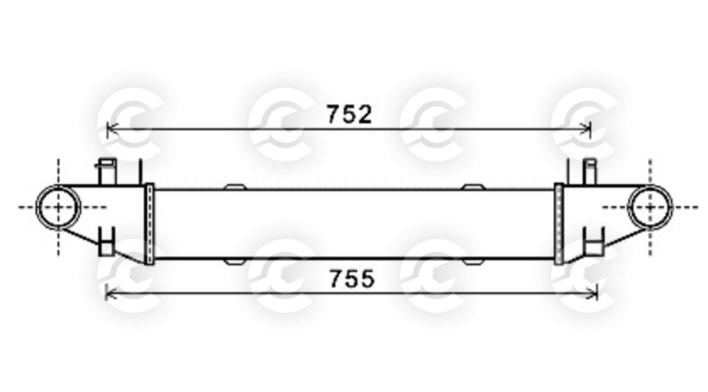 INTERCOOLER per MERCEDES-BENZ CLASSE C, CLASSE E e CLASSE C T-Model