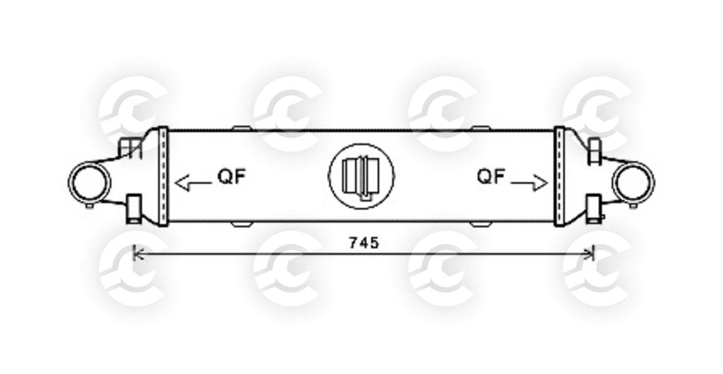 INTERCOOLER per MERCEDES-BENZ