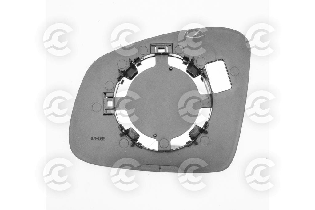 PIASTRA SPECCHIO DESTRA per SMART FORTWO Coupé e FORTWO Cabriolet