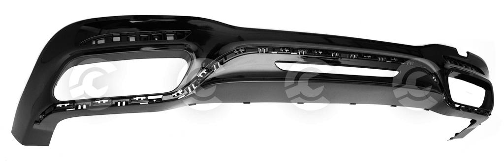 SPOILER PARAURTI POSTERIORE NERO LUCIDO MOD. AMG S63 per MERCEDES-BENZ CLASSE S