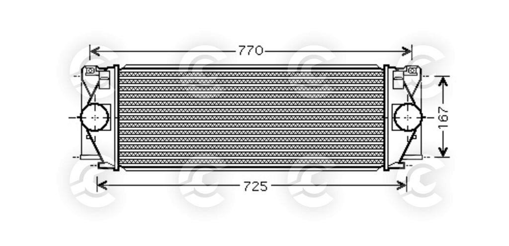 INTERCOOLER per MERCEDES-BENZ