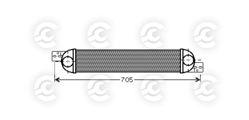 INTERCOOLER per OPEL MERIVA A MPV / Space wagon