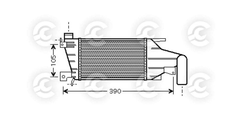 INTERCOOLER per OPEL